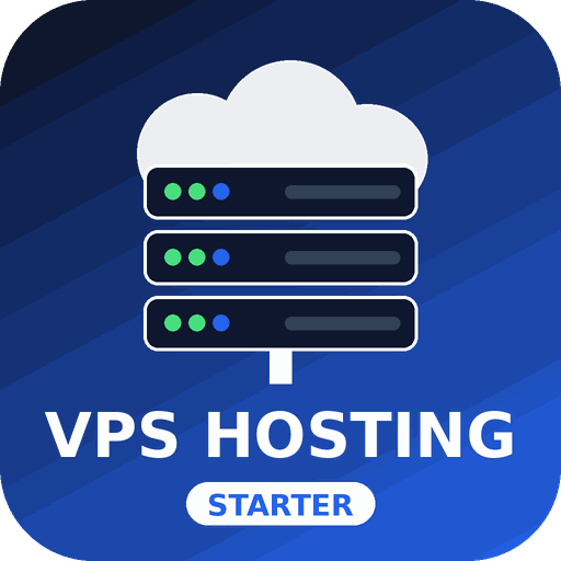 VPS Hosting server icon - Starter plans
